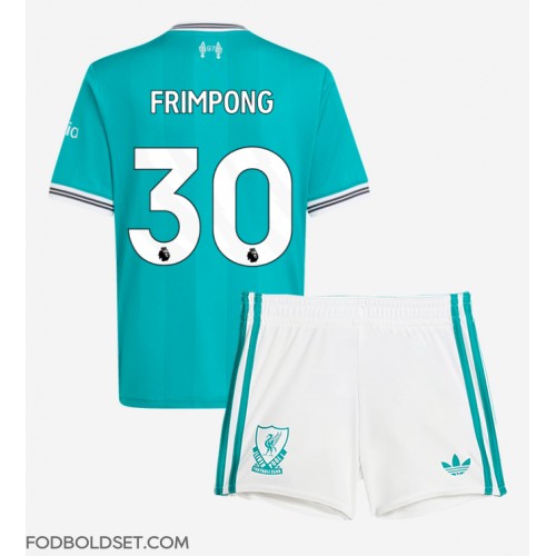 Liverpool Jeremie Frimpong #30 Tredje trøje Børn 2025-26 Kortærmet (+ Korte bukser)
